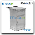 CS005 Armoire de rangement médical en métal argenté